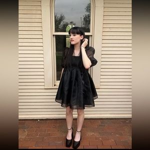 tulle princess mini dress